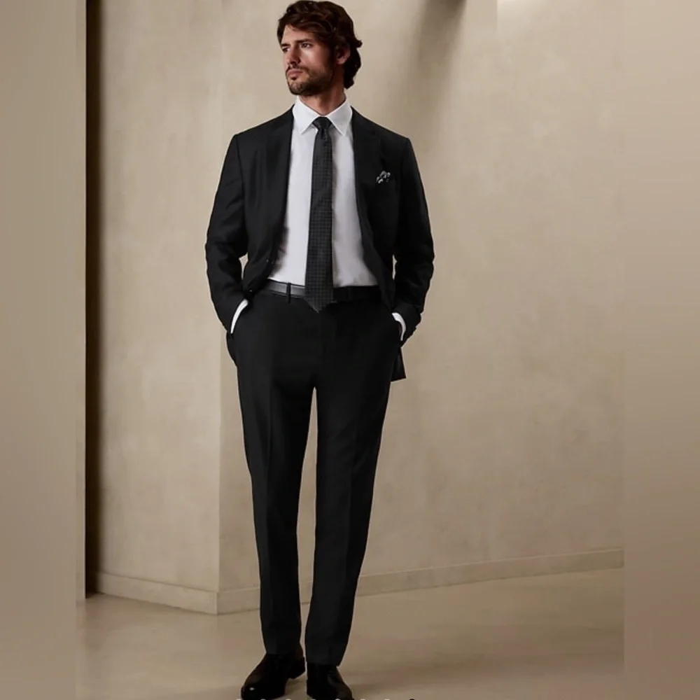 NWT Banana Republic Signature Italian Hopsack Suit Pant Men’s Sz 32L (#809141)